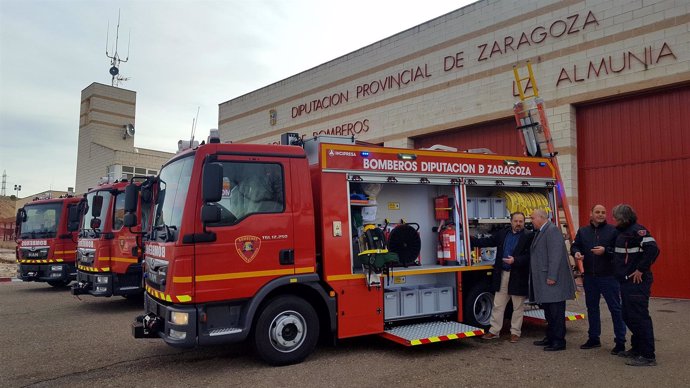 Uno de los nuevos camiones de los bomberos de la DPZ