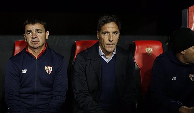 El técnico el Sevilla, Eduardo Berizzo