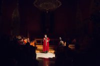 La sala de plenos del Consell de Mallorca acoge el espectáculo de Carlos Garrido 'La gran aventura de Jaime I'