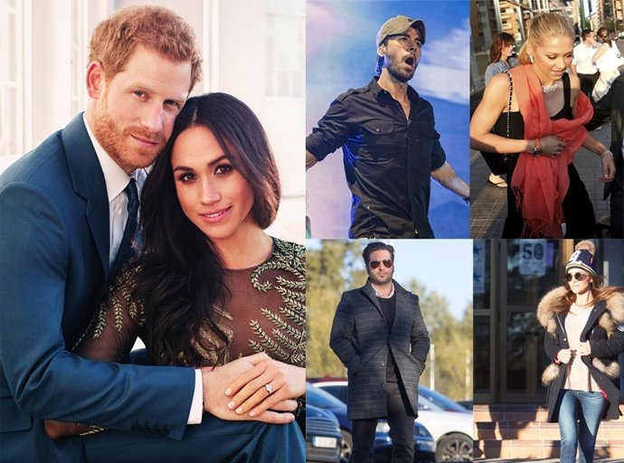 Harry y Meghan, Enrique Iglesias, Paula y Bustamante