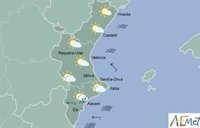Nubes, lluvias débiles en Alicante y bajada de las máximas para el fin de semana de Navidad