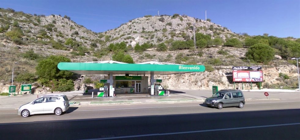 Estación de servicio donde se ha producido el accidente
