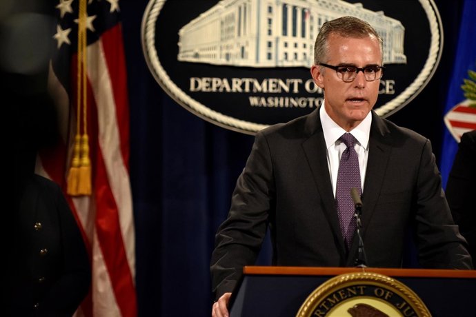 Director interno del FBI, Andrew McCabe 