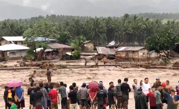 Inundaciones en Filipinas por el tifón 'Vinta'