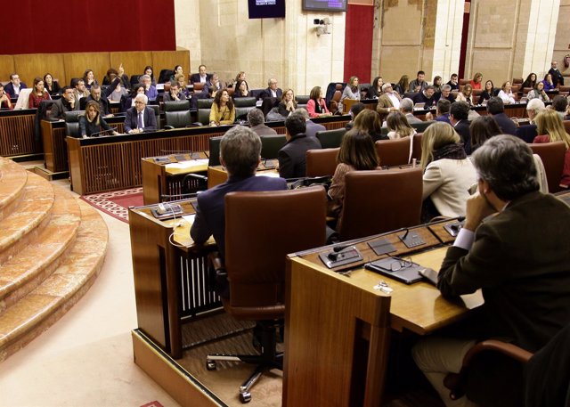 Diputados en el Parlamento andaluz
