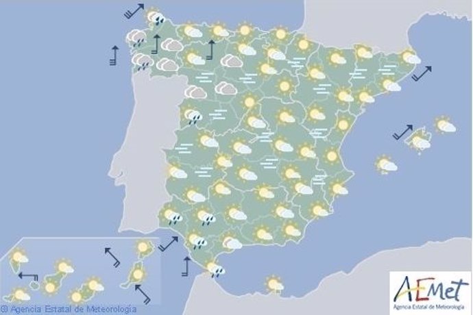 Meteorología 25 diciembre 2017