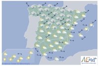 Llega 'Bruno', la primera borrasca del invierno que dejará lluvia, nieve y un intenso temporal de viento