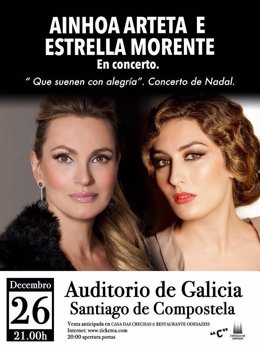 Cancelado el concierto de Ainhoa Arteta y Estrella Morente