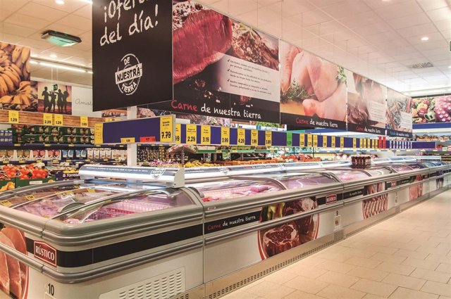 Interior de supermercado