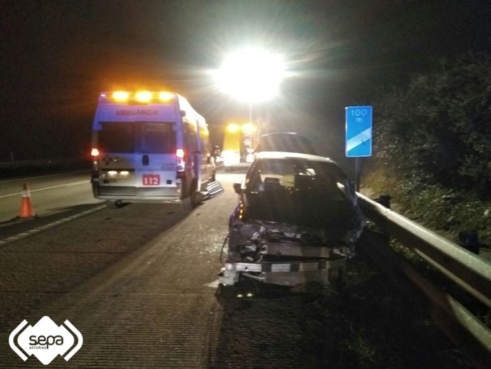 Accidente de tráfico en Llanera.