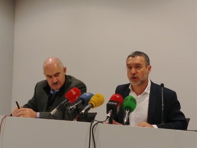 Miguel Laparra y José Mª Aierdi. 