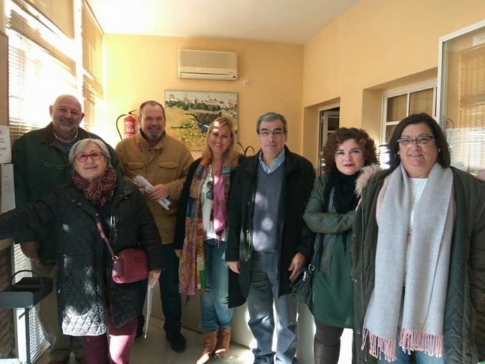 Los concejales de la oposición de Palomares.