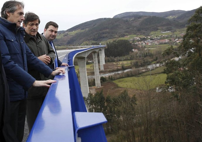 Fotos Presidente Principado Puesta En Servicio Tramo Doriga Cornellana De La Aut