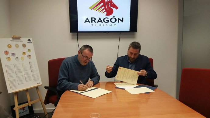 Soro y Gómez han firmado hoy el acuerdo de colaboración 