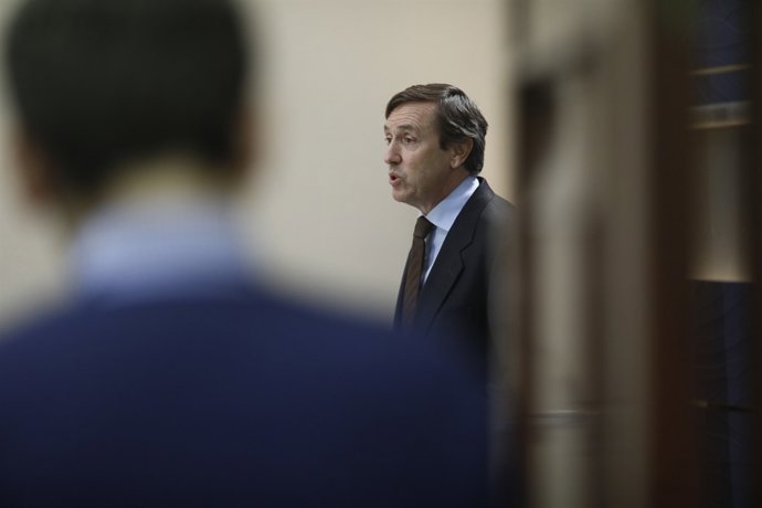 Roda de premsa de Rafael Hernando al Congrés