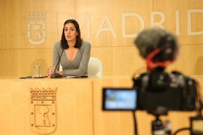 Rita Maestre en rueda de prensa 