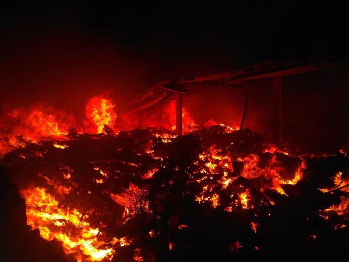 Incendio en Algemesí