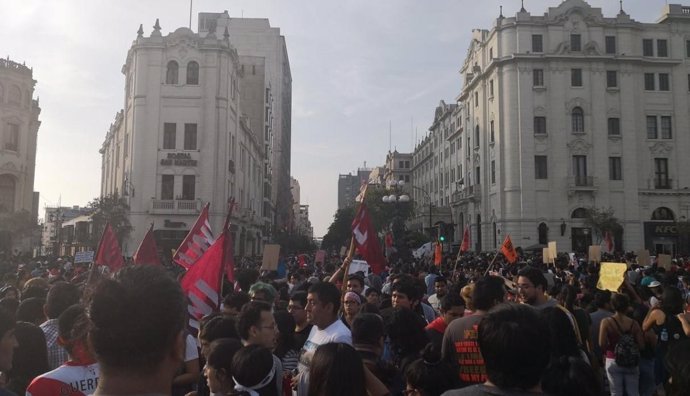 Protestas Lima