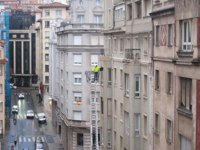 El temporal deja 43 incidencias como la caída de un pino en la avenida del Faro