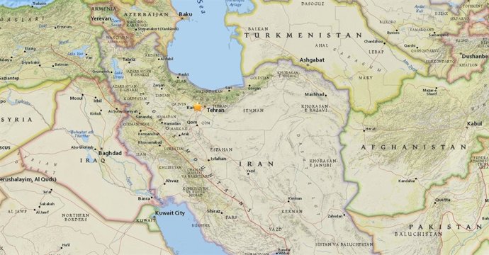 Terratrèmol en el nord d'Iran registrat el 27 de desembre