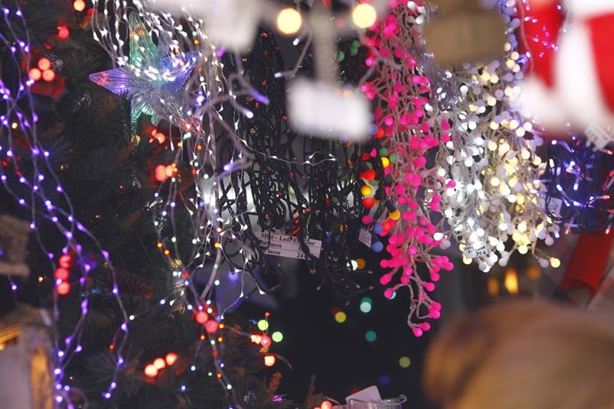 Adornos de Navidad, luces, iluminación, navidades