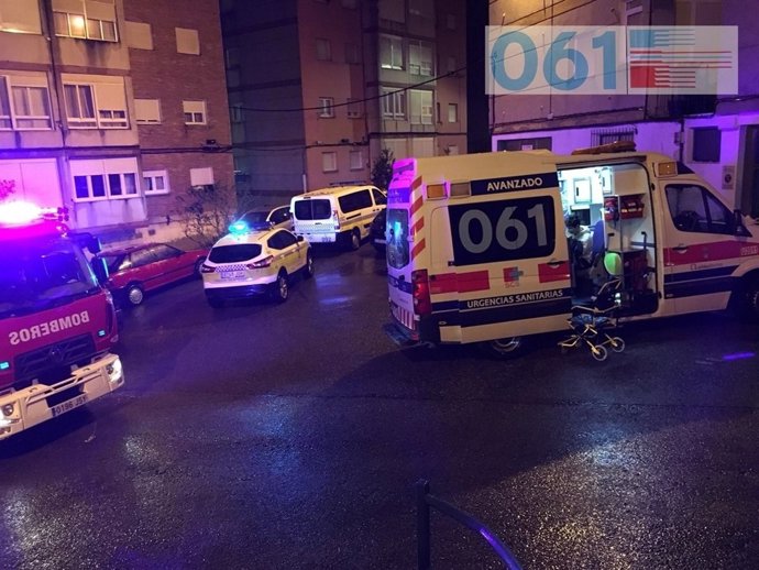 Equipos de emergencias en el lugar del suceso