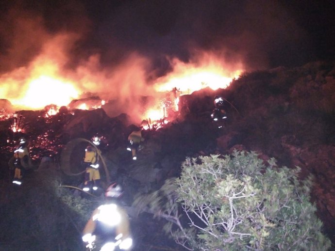 Incendio en Pollença