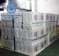 Cuatro detenidos por robar 120.000 paquetes de tabaco de una nave de Fuenlabrada