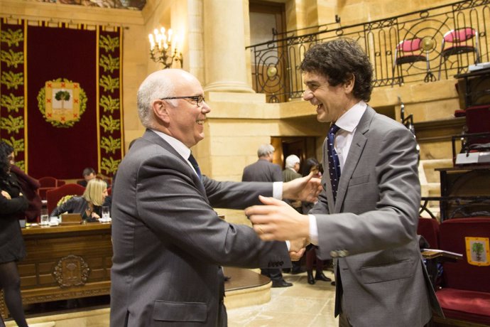 El diputado general de Bizkaia, tras la aprobación de los presupuestos