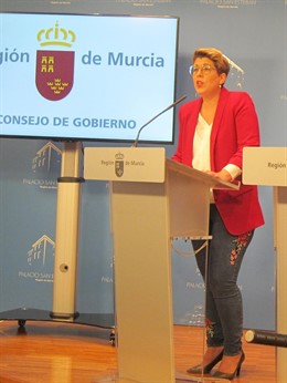 La consejera de Transparencia, Participación y portavoz, Noelia Arroyo