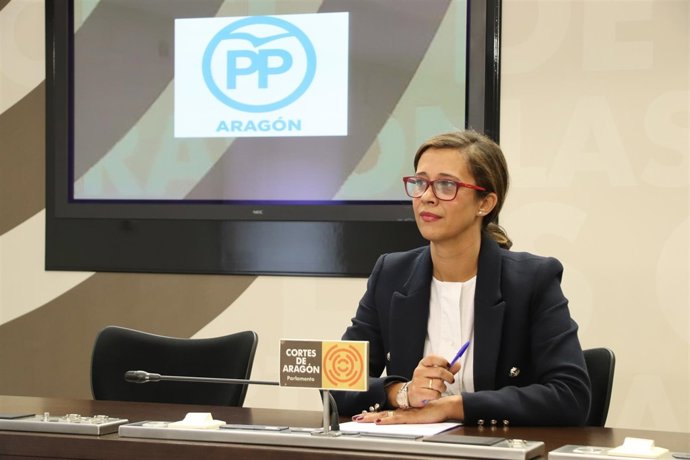 La portavoz adjunta del PP en las Cortes, Marian Orós