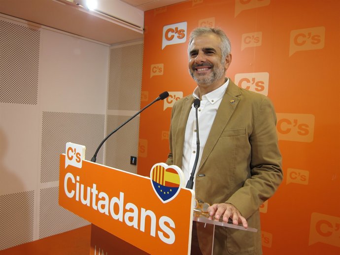 El portaveu de Cs en el Parlament, Carlos Carrizosa