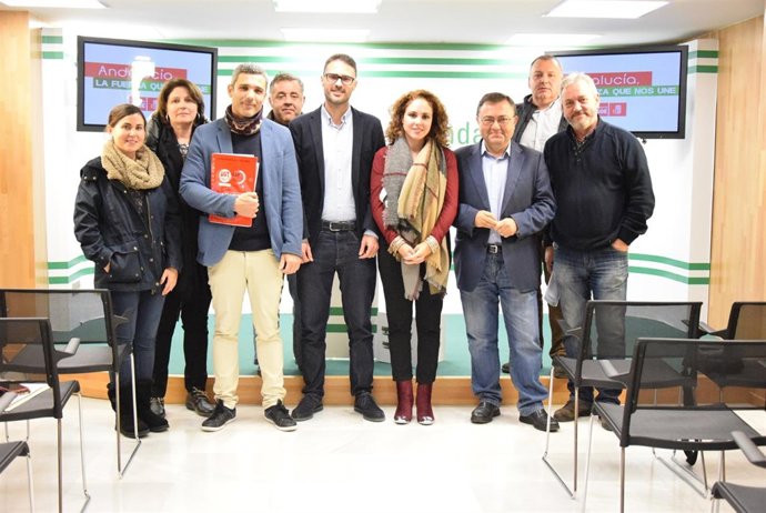 Reunión durán heredia PSOE con funcionarios UGT prisiones