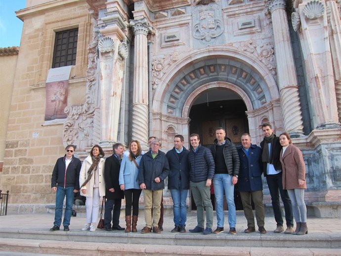 Visita Pablo Casado (PP) a Caravaca de la Cruz.       