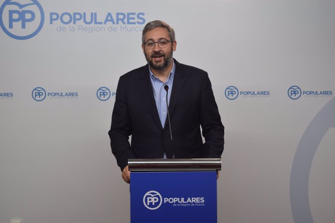El portavoz del PP en la Región de Murcia, Víctor Martínez