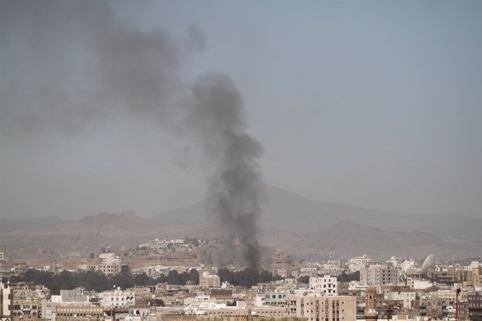 Un ataque aéreo en Saná  el 15 de diciembre
