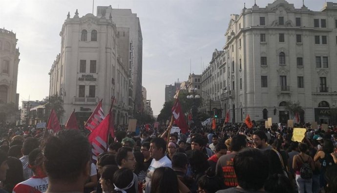 Protestes a Lima