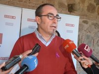 De la Rosa (CCOO) usará "el ingenio" para "redoblar esfuerzos" en la defensa de los empleados "más desfavorecidos"