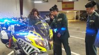La Agrupación de Tráfico de la Guardia Civil contará con ocho nuevas motos para el control de las carreteras navarras