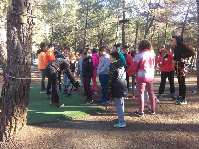 Taller de deporte en la naturaleza de Diputación