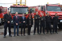 El CPEI de Badajoz incorpora su primer camión contra incendios con equipos autónomos de respiración para bomberos