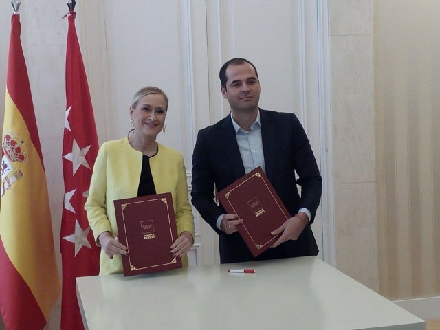 Cristina Cifuentes e Ignacio Aguado