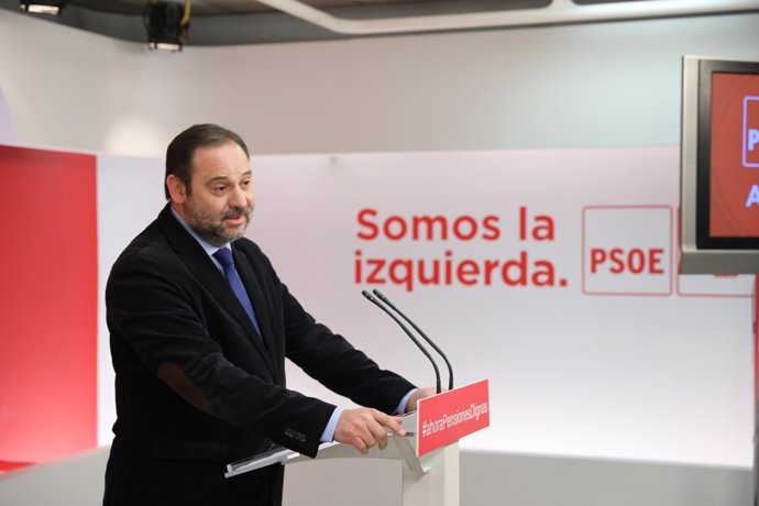 El secretario de Organización del PSOE, José Luis Ábalos