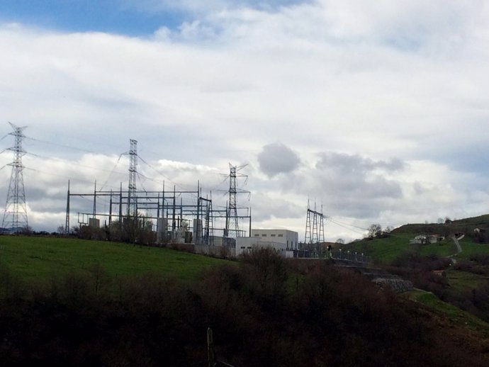 Subestación eléctrica de REE en Fuente Las Varas 