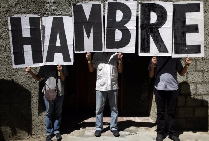 Protestas por la falta de comida en Caracas (archivo)