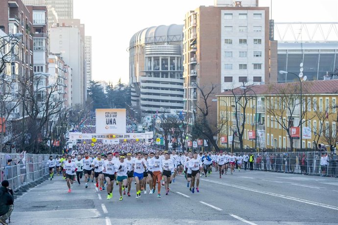 Salida de la San Silvestre vallecana