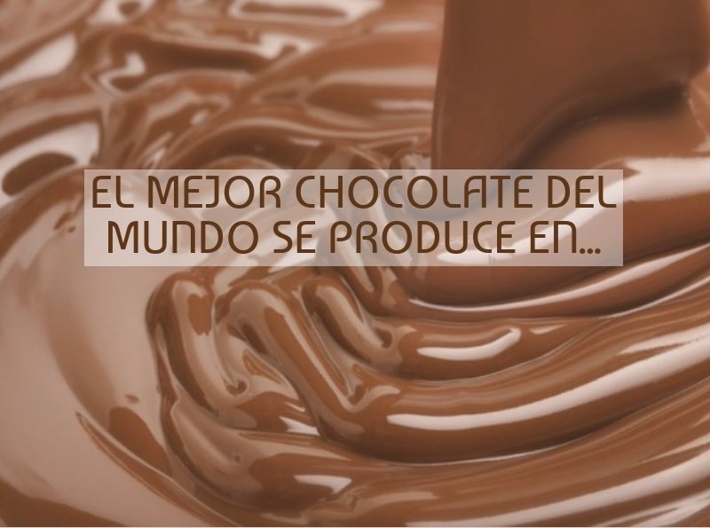 El mejor chocolate del mundo se produce en Ecuador