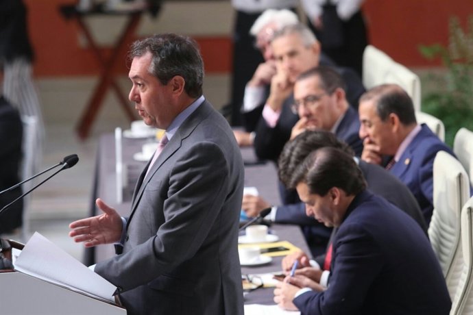 Juan Espadas, en los Desayunos de Europa Press Andalucía