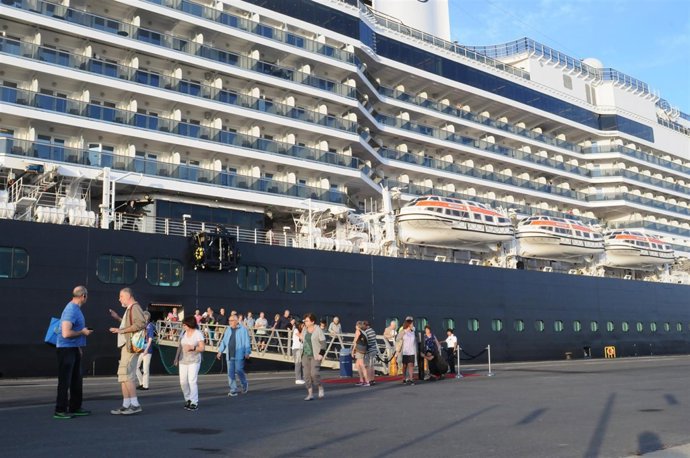 Cruceristas en Huelva. 