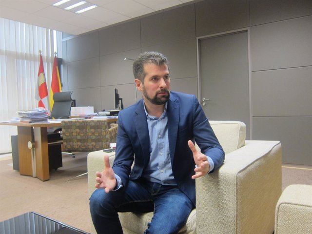 Valladolid. Secretario autonómico del PSOE, Luis Tudanca